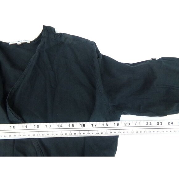 James Perse Cardigan Women 3 Large Roll Tab Sleeve 100% Cotton Lightweight Drape - Picture 10 of 10